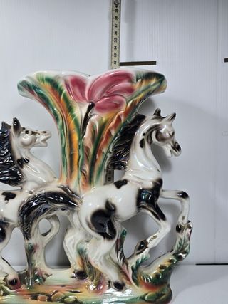 Vaso Ceramica dipinta Italia anni 50 