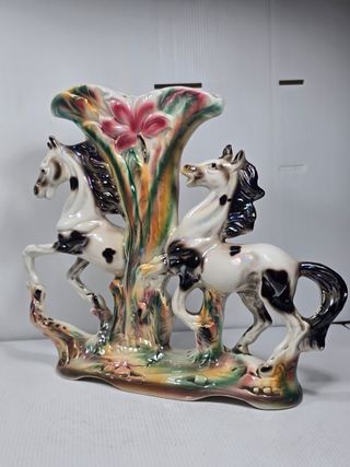 Vaso Ceramica dipinta Italia anni 50 