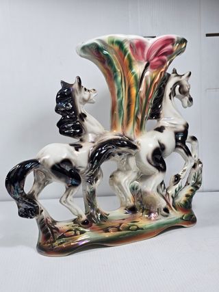Vaso Ceramica dipinta Italia anni 50 