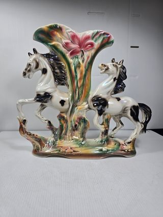 Vaso Ceramica dipinta Italia anni 50 