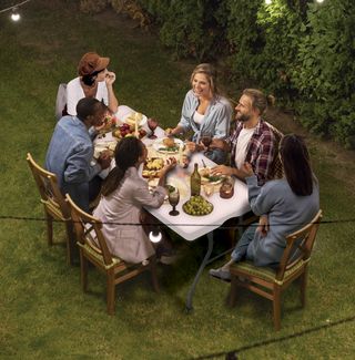 Mesa plegable grande, picnic, jardín 180cm