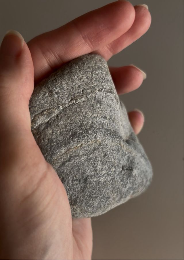 Piedra Hematite natural plateada