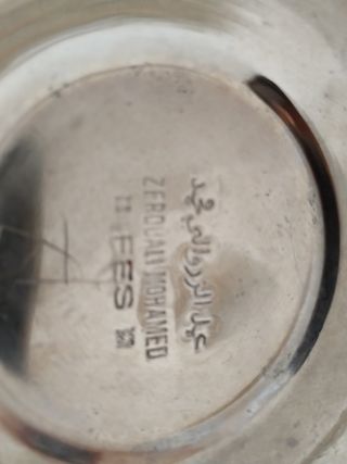 Juego 3 recipientes artesanía antiguos, Fez