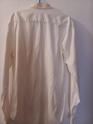 Camisa Zara blanca hombre