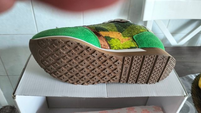 Sneakers Sun 68 - Verde Oro