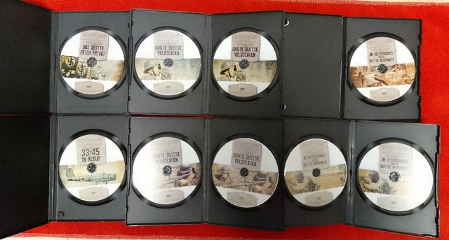 6 DVDs documentales guerra alemana