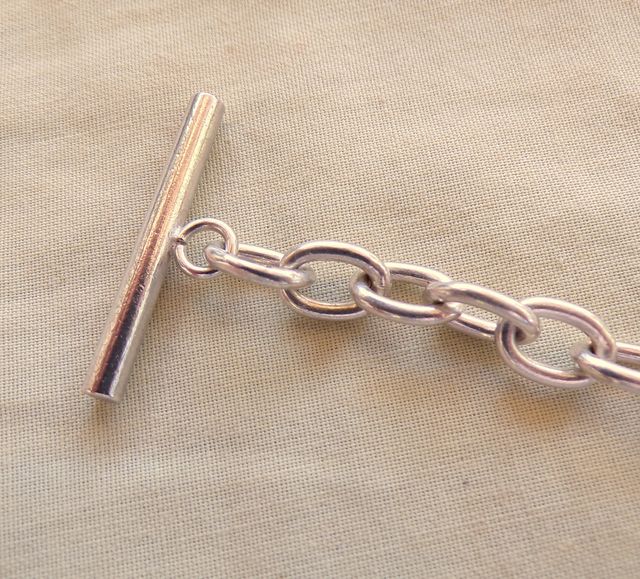 Pulsera vintage de plata maciza