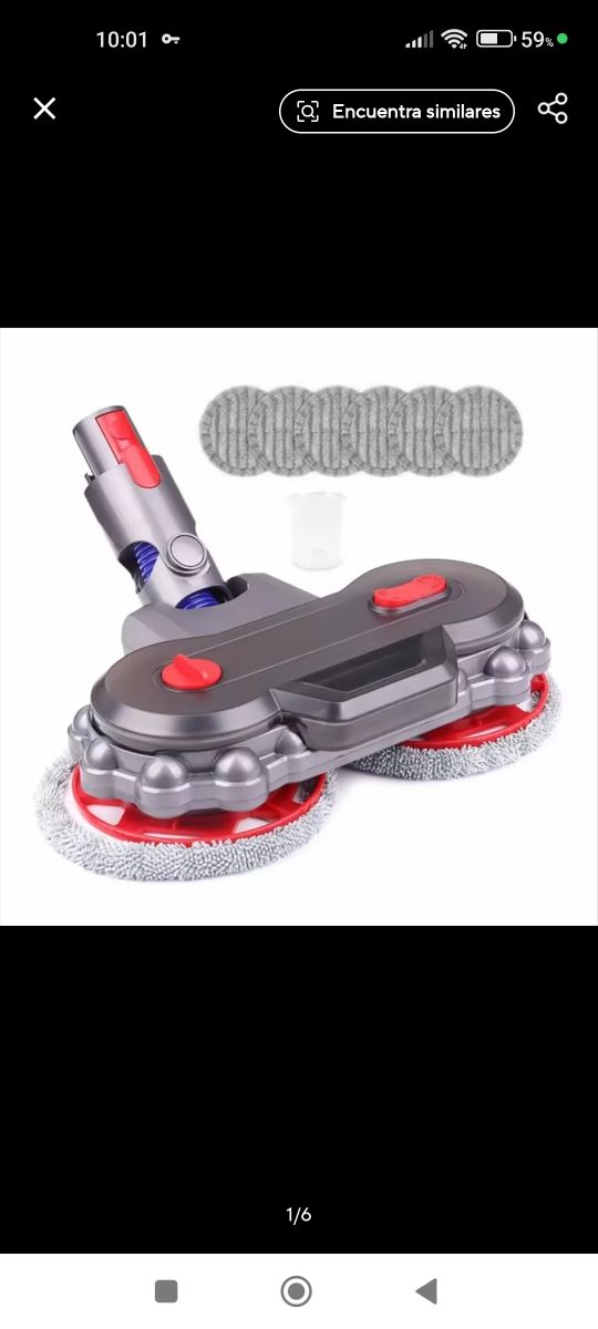 Cabezal fregona Dyson V10 Slim/V12 Slim