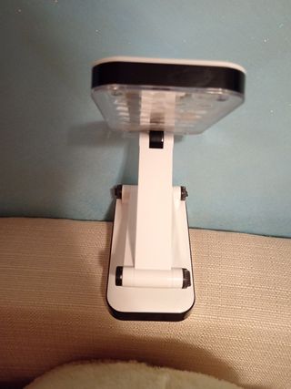 Lampada da tavolo LED pieghevole bianca