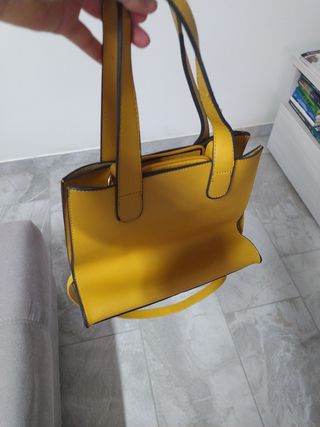 Borsetta gialla giallo ocra