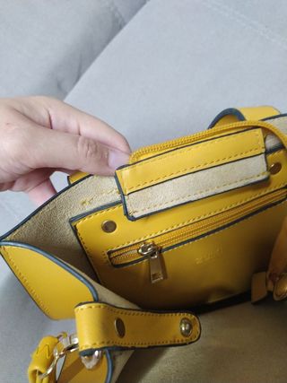 Borsetta gialla giallo ocra