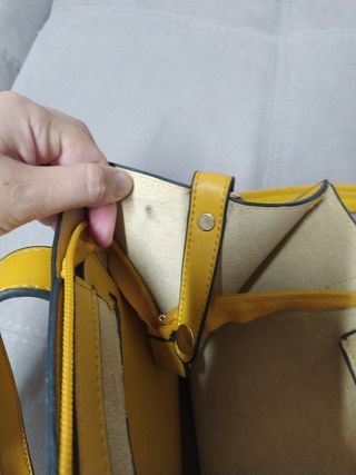 Borsetta gialla giallo ocra