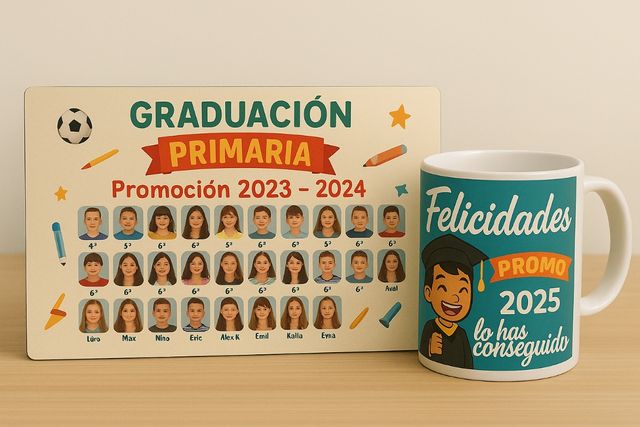 Pack graduación: Taza y placa