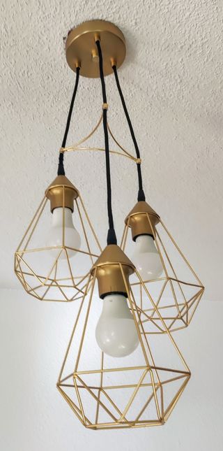 Lámpara techo Ikea estilo industrial vintage