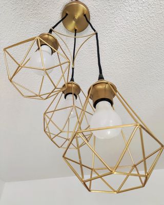 Lámpara techo Ikea estilo industrial vintage