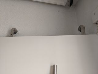 Puerta corredera blanca - Kit completo