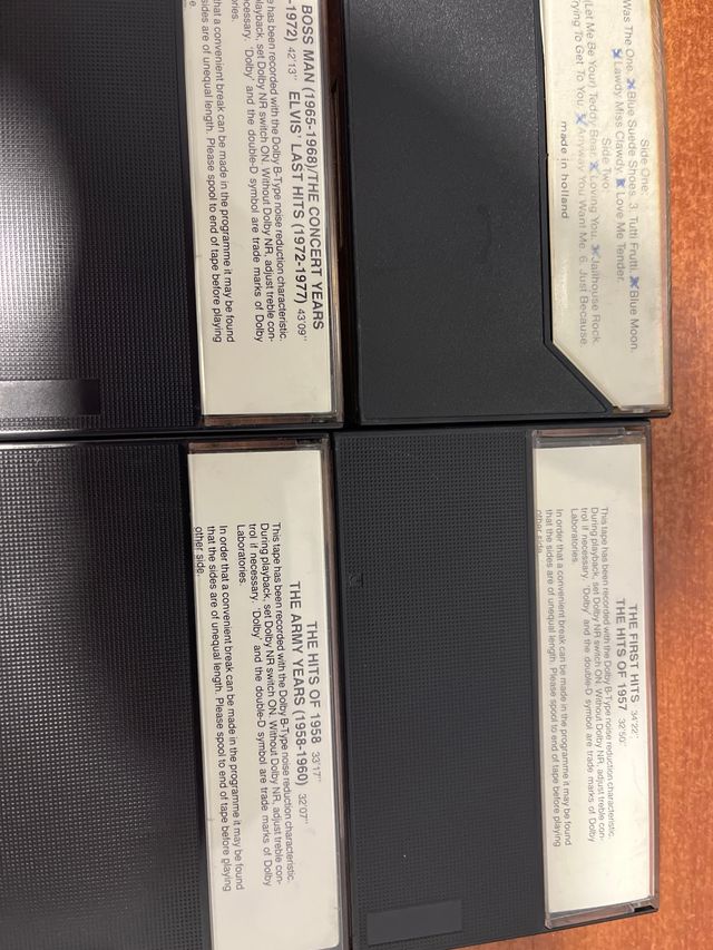 6 Cintas Elvis Presley - Colección escucho ofertas