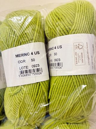 10 madejas lana Merino 4 us color 50