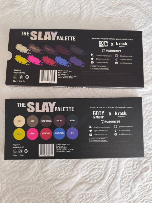 The Slay Palette GOTY x Krash
