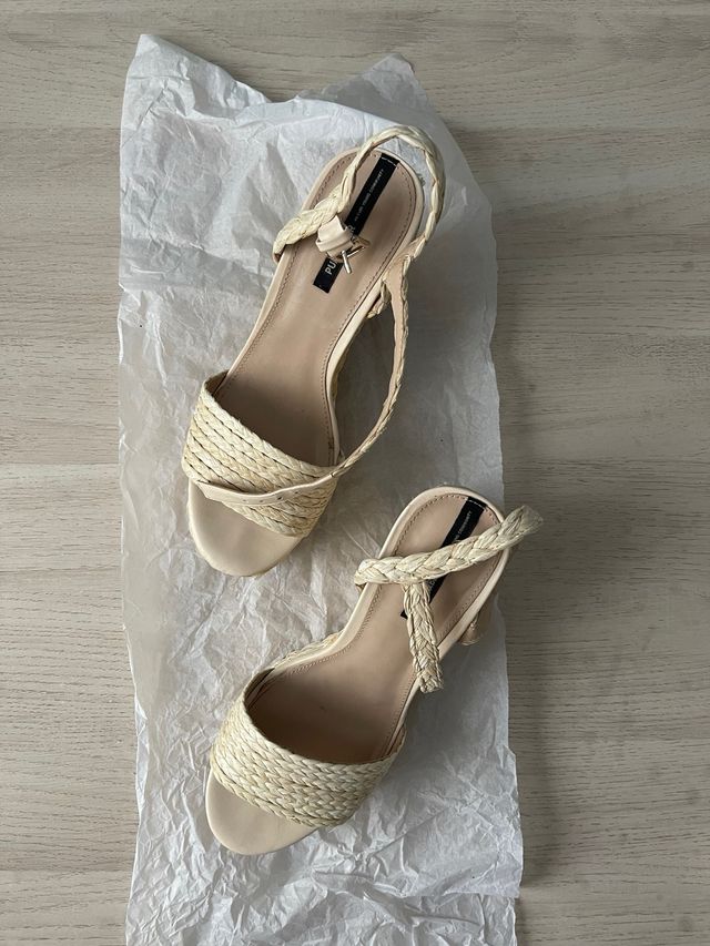 Alpargatas cuña Pull&Bear 39