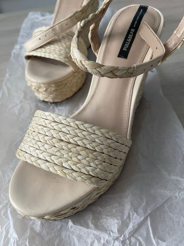 Alpargatas cuña Pull&Bear 39