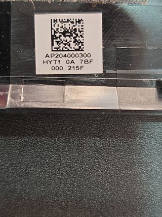 Bisel LCD negro original HP 15-bs006cy 15,6"