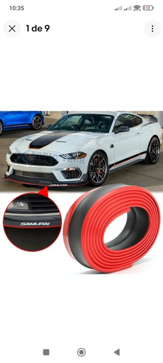Lip Spoiler parachoques rojo