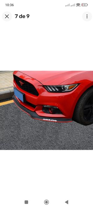 Lip Spoiler parachoques rojo