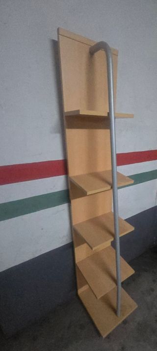 Estantería 5 baldas - Madera y metal