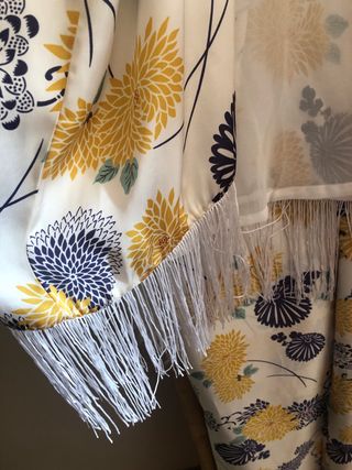 chaqueta kimono Zara estampado flores + pantalon!!