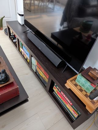 Mueble TV salón - madera marrón