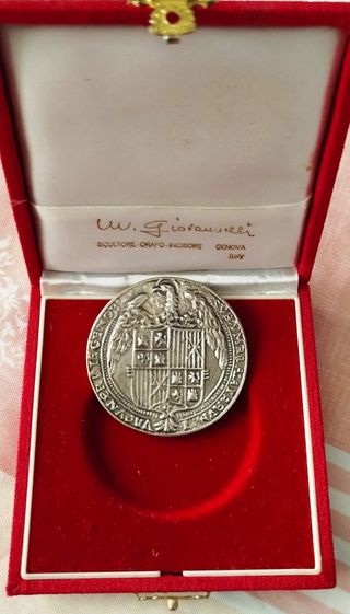 Medaglia Argento 925 Isabella I