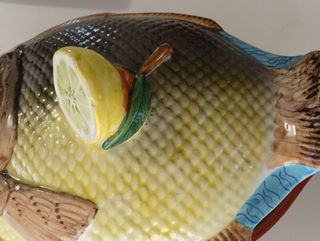 Bandeja cerámica pez vintage - nuevo