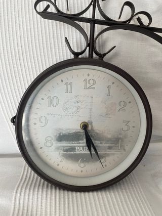 Reloj Pared Estación Vintage