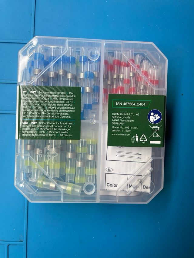 Connettori Retrattili Parkside 60pz