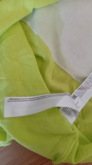 Maglia bambina Terranova limone cropped 12-13 anni