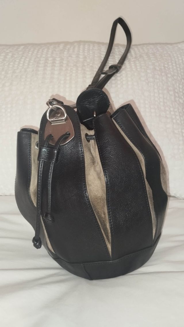 Bolso Bimba y Lola - beige & negro