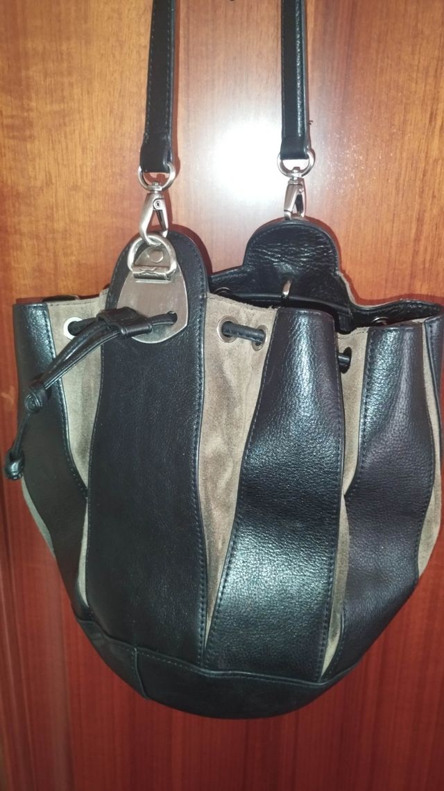 Bolso Bimba y Lola - beige & negro