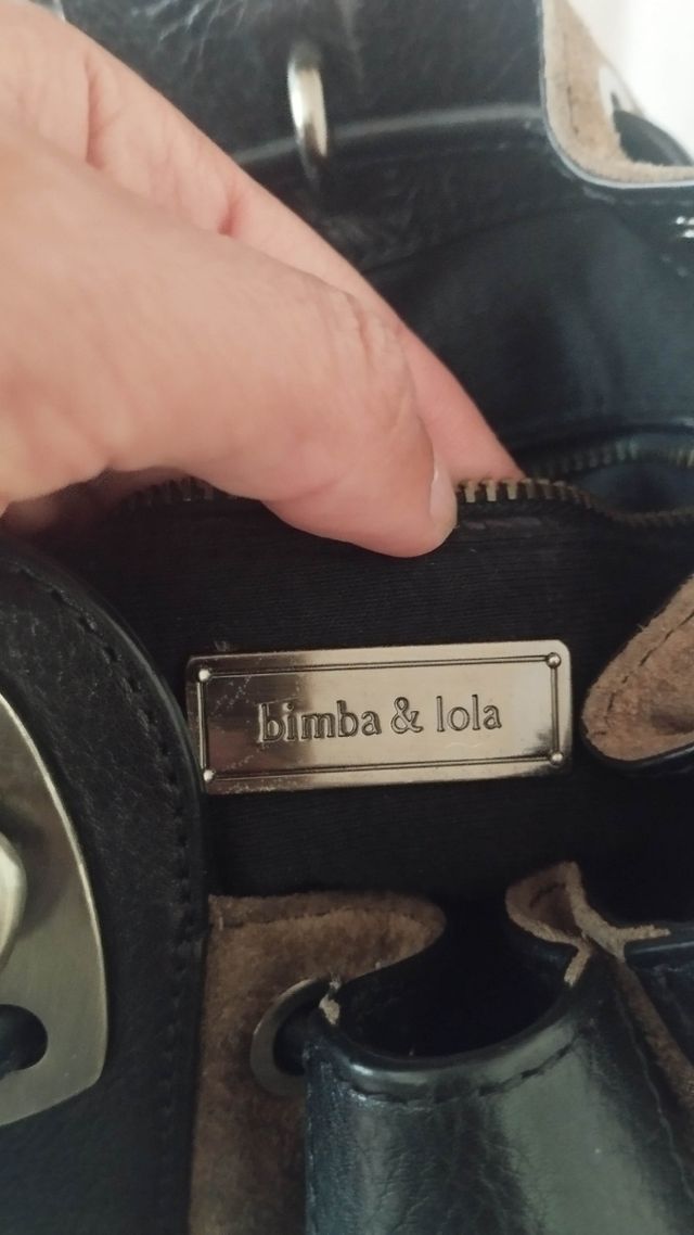 Bolso Bimba y Lola - beige & negro