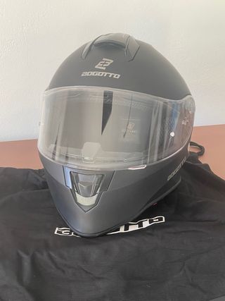 Casco moto Bogotto talla XL - Negro mate