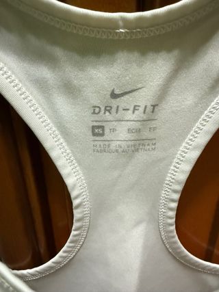 Reggiseno Nike Dri-FIT bianco XS