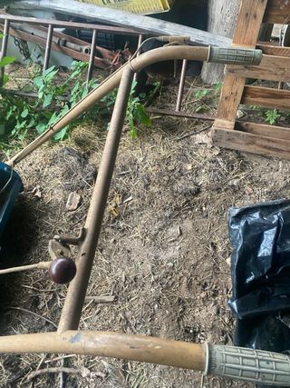 Cortacésped helicoidal antiguo