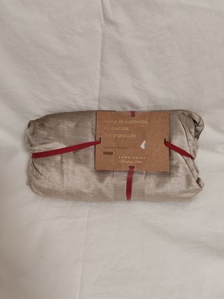  2 unidades Fundas de almohada Zara Home - Beige
