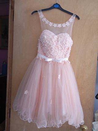 Vestido niña rosa - Talla 4