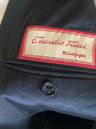 Americana Ennio Rossi negra - Talla 21