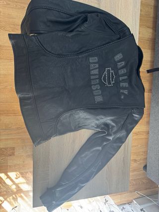 Chaqueta Harley-Davidson cuero negra, M