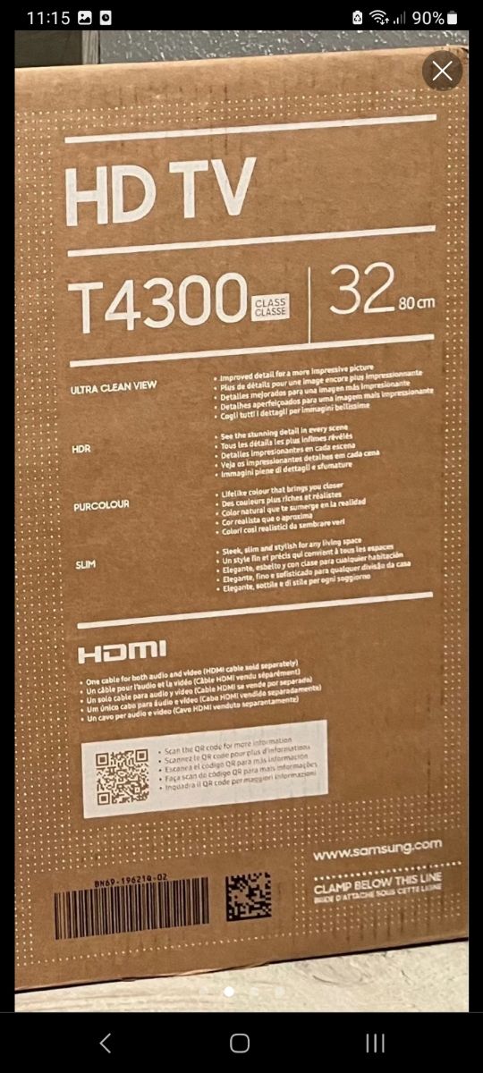 Television Samsung NUEVA!!