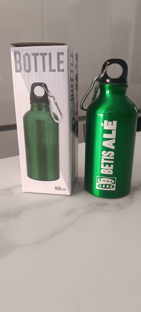 Botella aluminio verde 400ml