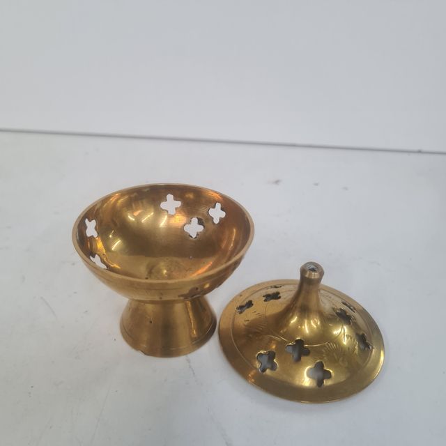 Incensiere antico in ottone