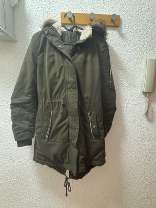 Abrigo militar verde oliva